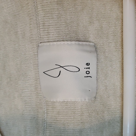 Joie Shortsleeve Open Front Wide Collared Cape Style Poncho Boxy Pockets Soft - Picture 4 of 12